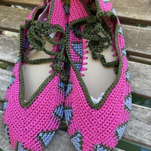 Manoletinas indias crochet n38