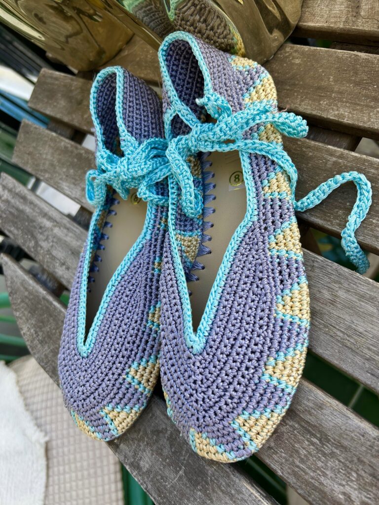 Manoletinas indias crochet n38