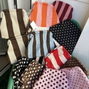 Bolso con Cadena Rayas y Lunares