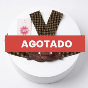 Cinturón Elástico con Broche de Madera
