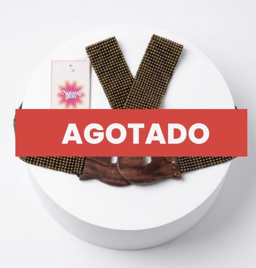 Cinturón Elástico con Broche de Madera