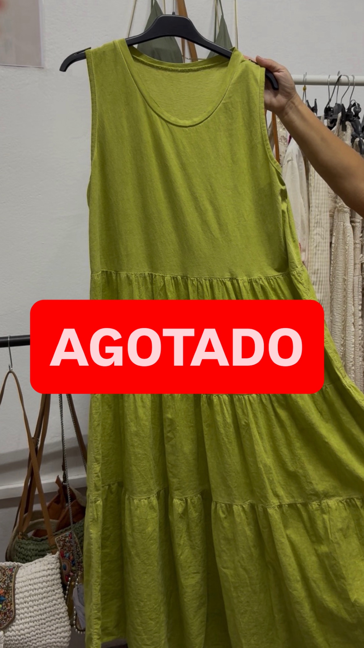Vestido largo green