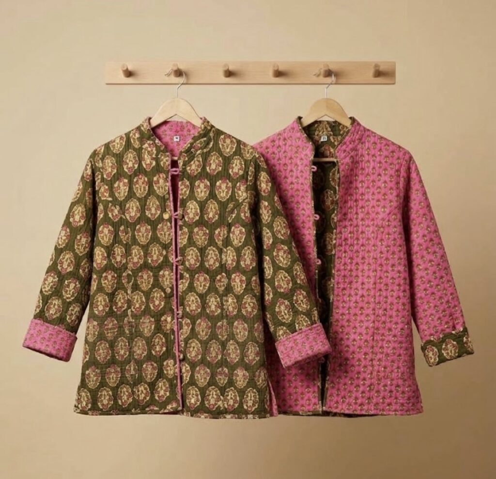 Chaqueta india reversible