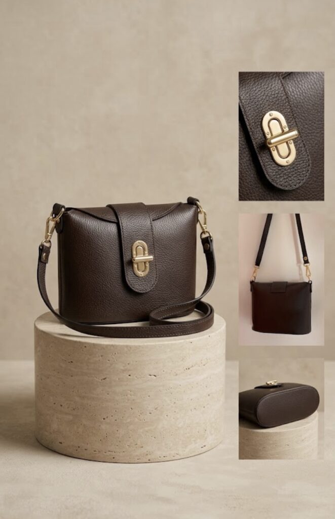 Bolso marrón chocolate